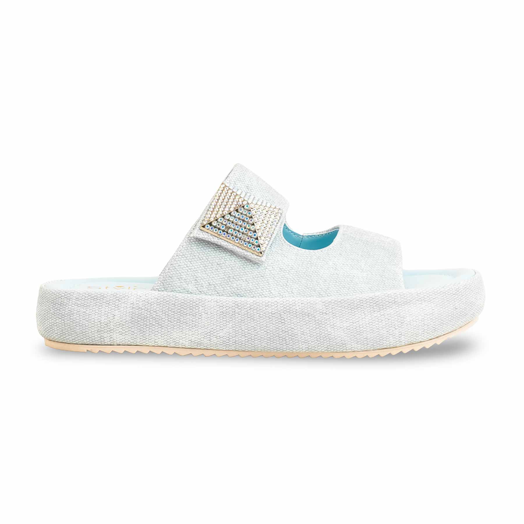SKY BLUE FORMAL SLIPPER