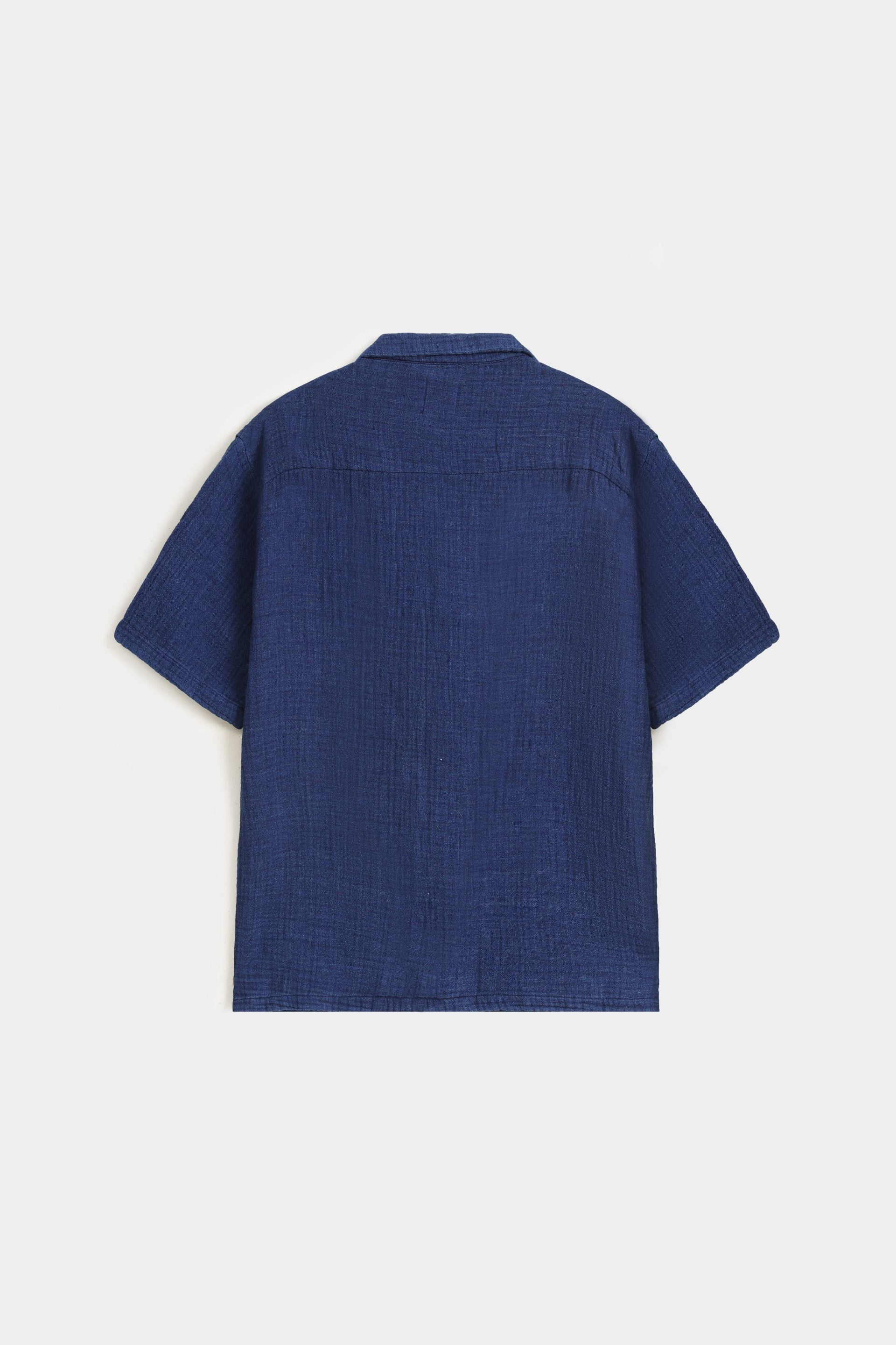 TEXTURED RESORT COLLAR SHIRT