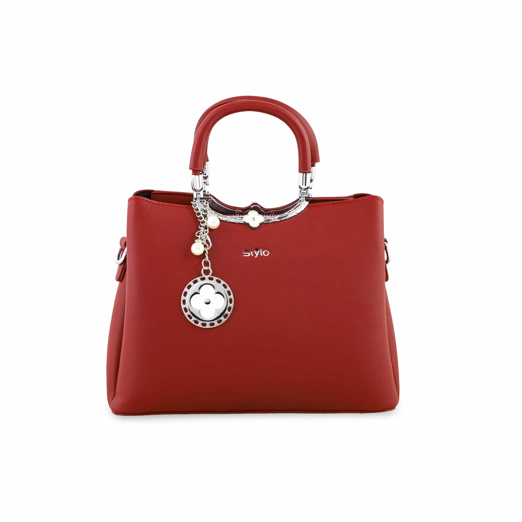 RED FORMAL HAND BAG